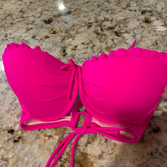Victoria Secret Hot Pink padded bathing suit top